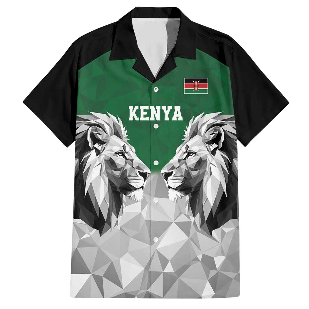 Kenya Rugby Custom Hawaiian Shirt Green Kenyan 22-23 Motif - Wonder Print Shop