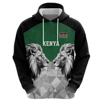 Kenya Rugby Custom Hoodie Green Kenyan 22-23 Motif - Wonder Print Shop
