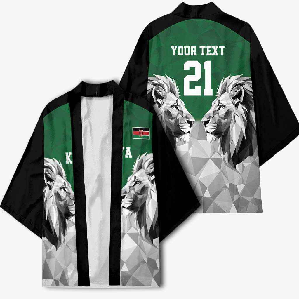 Kenya Rugby Custom Kimono Green Kenyan 22-23 Motif - Wonder Print Shop