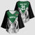 Kenya Rugby Custom Kimono Sleeve Blouse Green Kenyan 22-23 Motif - Wonder Print Shop