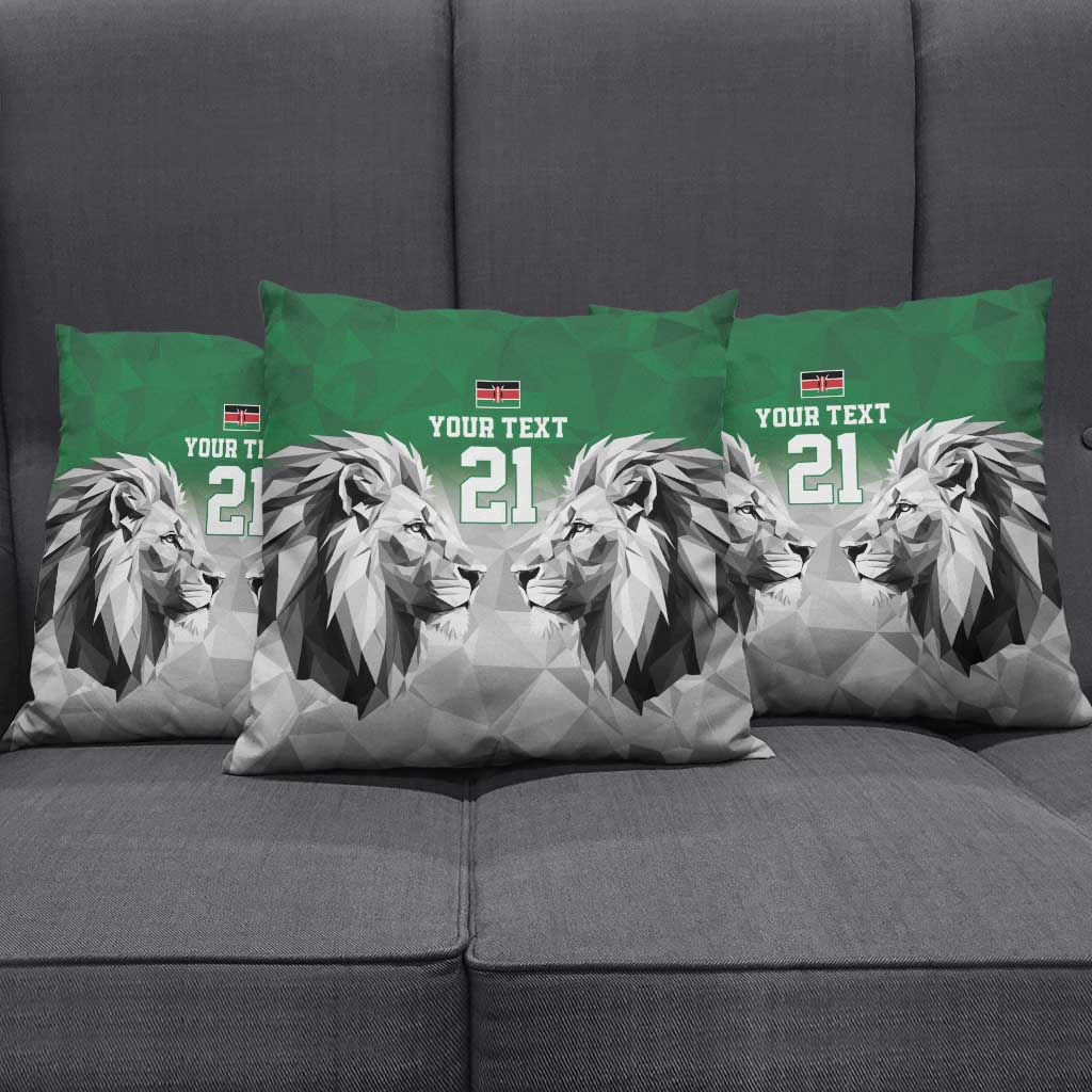 Kenya Rugby Custom Pillow Cover Green Kenyan 22-23 Motif - Wonder Print Shop