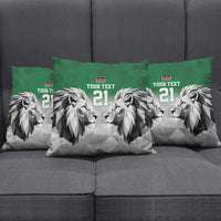 Kenya Rugby Custom Pillow Cover Green Kenyan 22-23 Motif - Wonder Print Shop