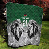 Kenya Rugby Custom Quilt Green Kenyan 22-23 Motif - Wonder Print Shop