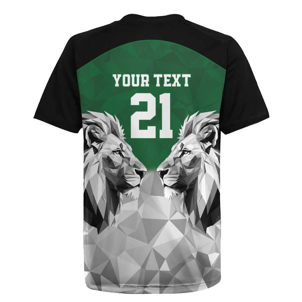 Kenya Rugby Custom Rugby Jersey Green Kenyan 22-23 Motif - Wonder Print Shop