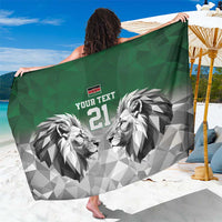 Kenya Rugby Custom Sarong Green Kenyan 22-23 Motif - Wonder Print Shop