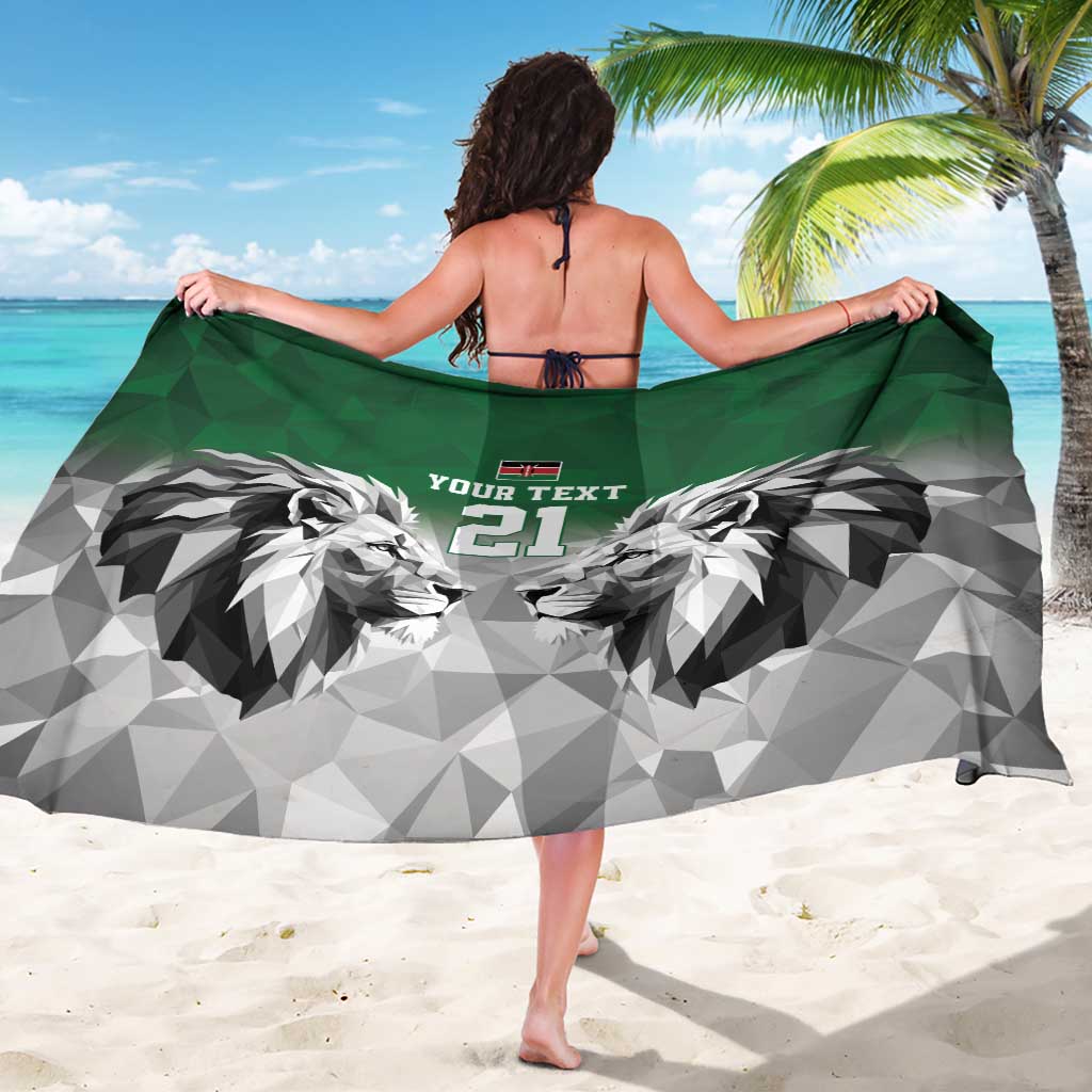 Kenya Rugby Custom Sarong Green Kenyan 22-23 Motif - Wonder Print Shop