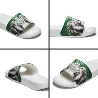 Kenya Rugby Custom Slide Sandals Green Kenyan 22-23 Motif - Wonder Print Shop