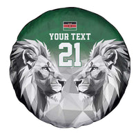 Kenya Rugby Custom Spare Tire Cover Green Kenyan 22-23 Motif - Wonder Print Shop
