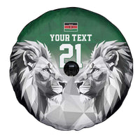 Kenya Rugby Custom Spare Tire Cover Green Kenyan 22-23 Motif - Wonder Print Shop