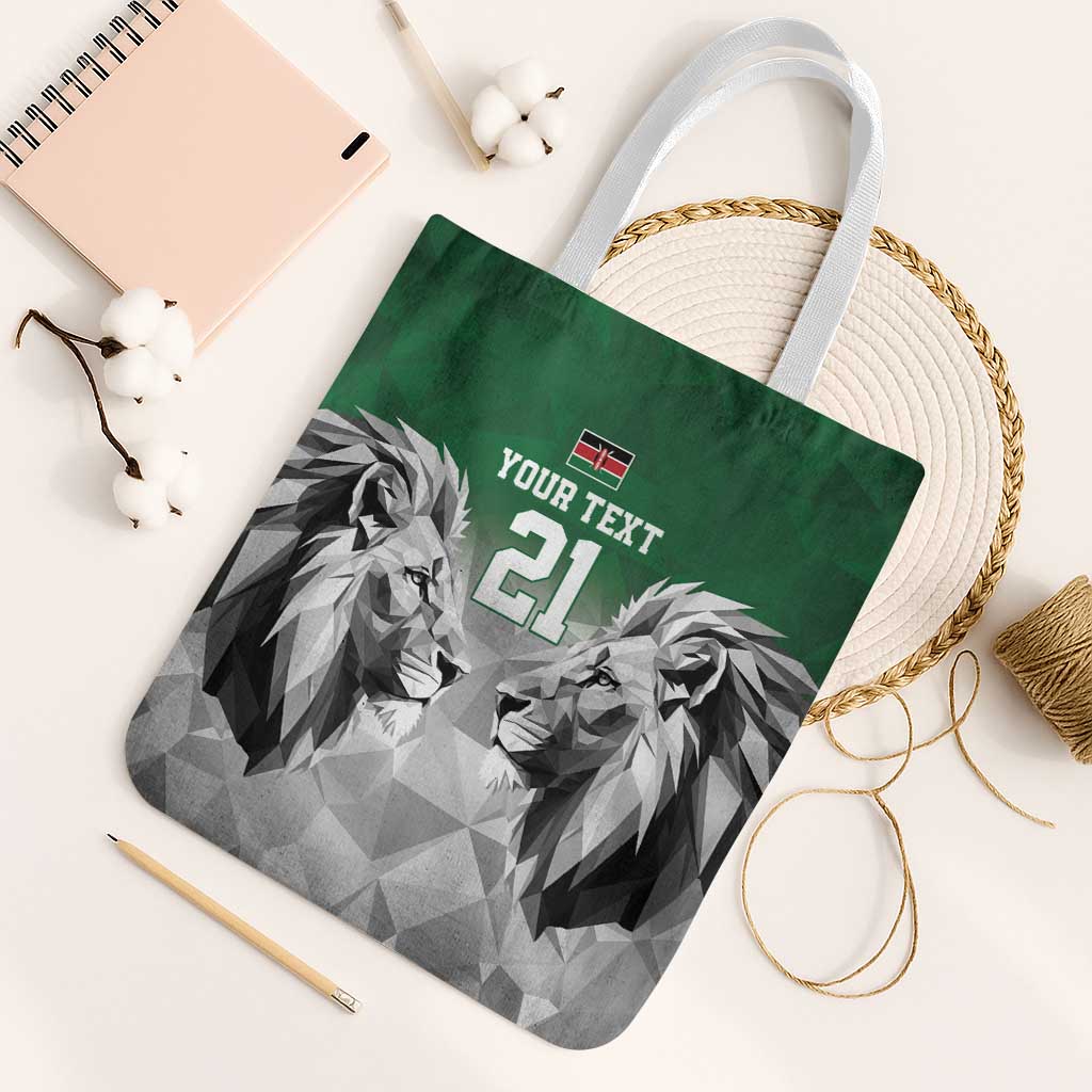 Kenya Rugby Custom Tote Bag Green Kenyan 22-23 Motif - Wonder Print Shop