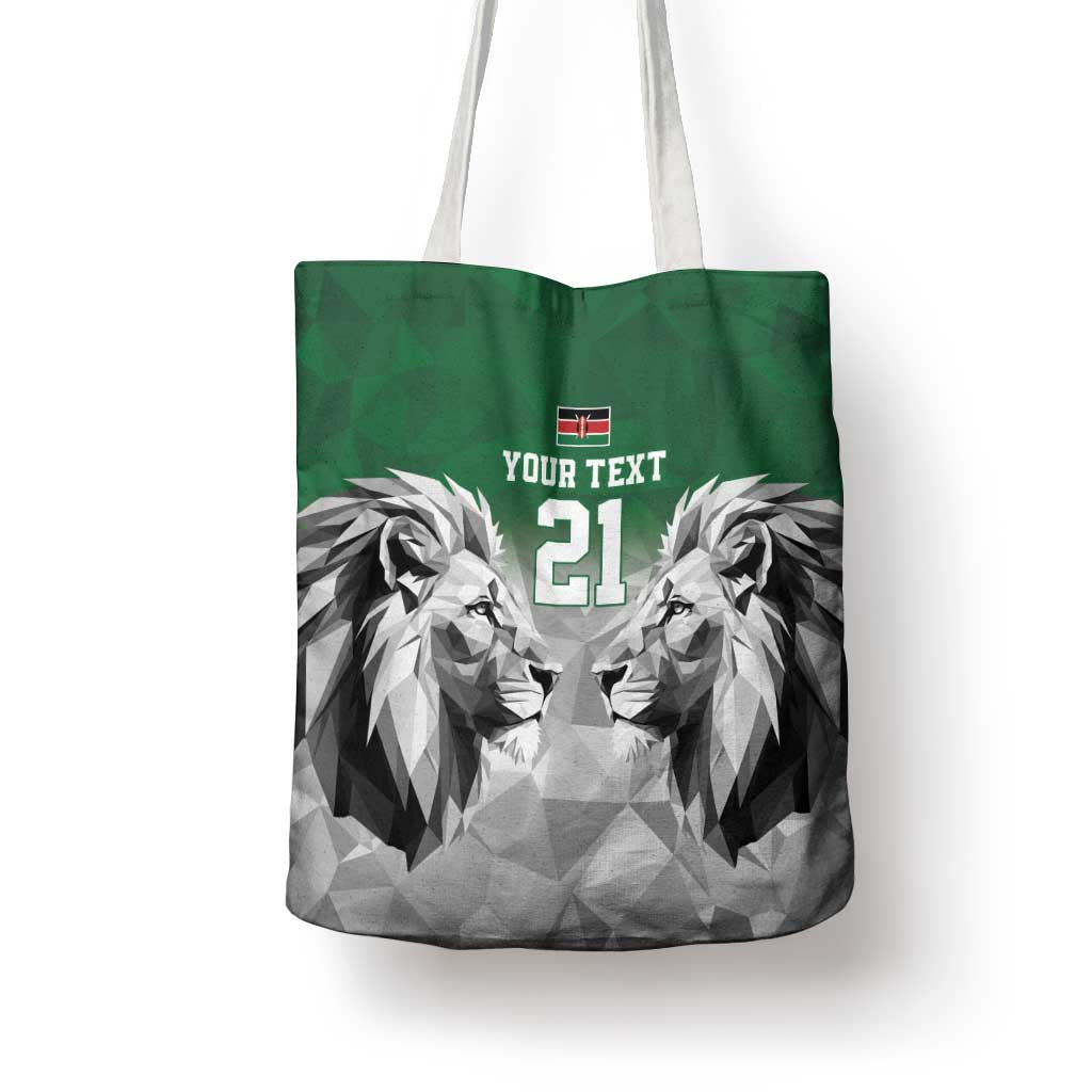 Kenya Rugby Custom Tote Bag Green Kenyan 22-23 Motif - Wonder Print Shop