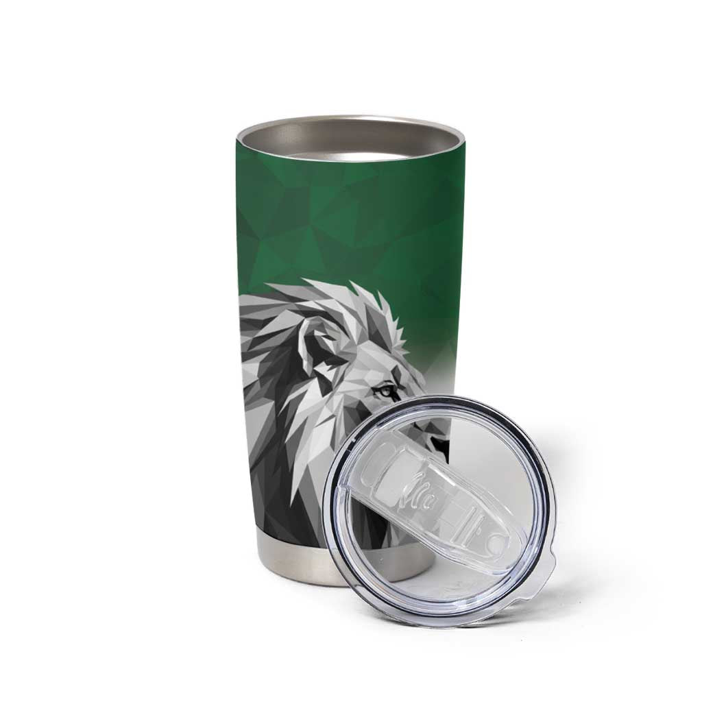 Kenya Rugby Custom Tumbler Cup Green Kenyan 22-23 Motif - Wonder Print Shop