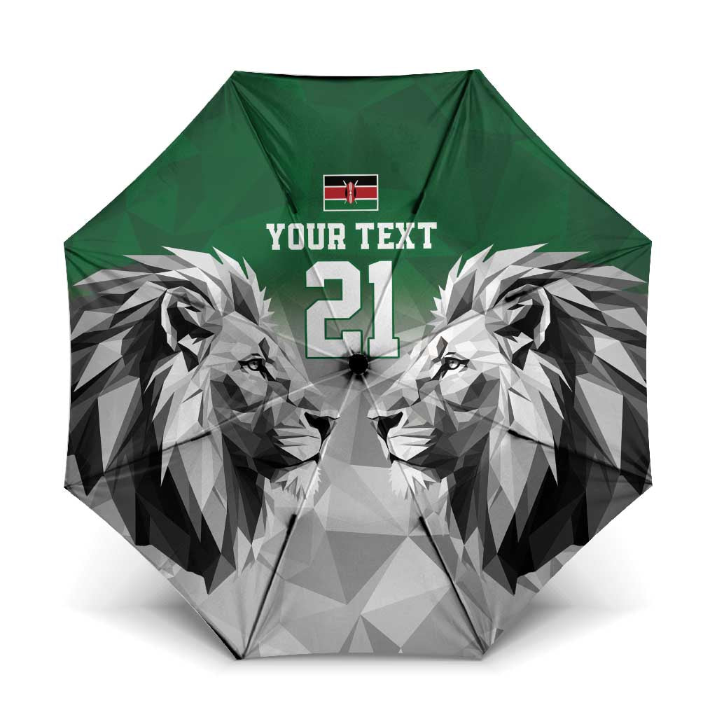 Kenya Rugby Custom Umbrella Green Kenyan 22-23 Motif - Wonder Print Shop