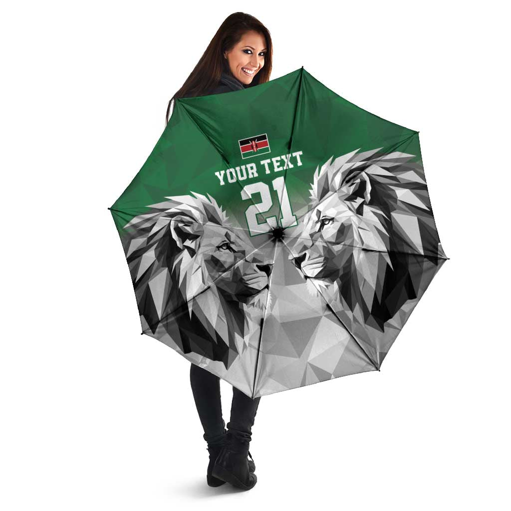 Kenya Rugby Custom Umbrella Green Kenyan 22-23 Motif - Wonder Print Shop