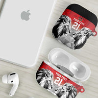 Kenya Rugby Custom AirPods Case Red Kenyan 22-23 Motif - Wonder Print Shop