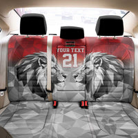Kenya Rugby Custom Back Car Seat Cover Red Kenyan 22-23 Motif - Wonder Print Shop
