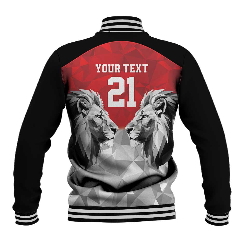 Kenya Rugby Custom Baseball Jacket Red Kenyan 22-23 Motif - Wonder Print Shop