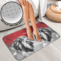 Kenya Rugby Custom Bathroom Set Red Kenyan 22-23 Motif - Wonder Print Shop