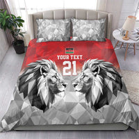 Kenya Rugby Custom Bedding Set Red Kenyan 22-23 Motif - Wonder Print Shop