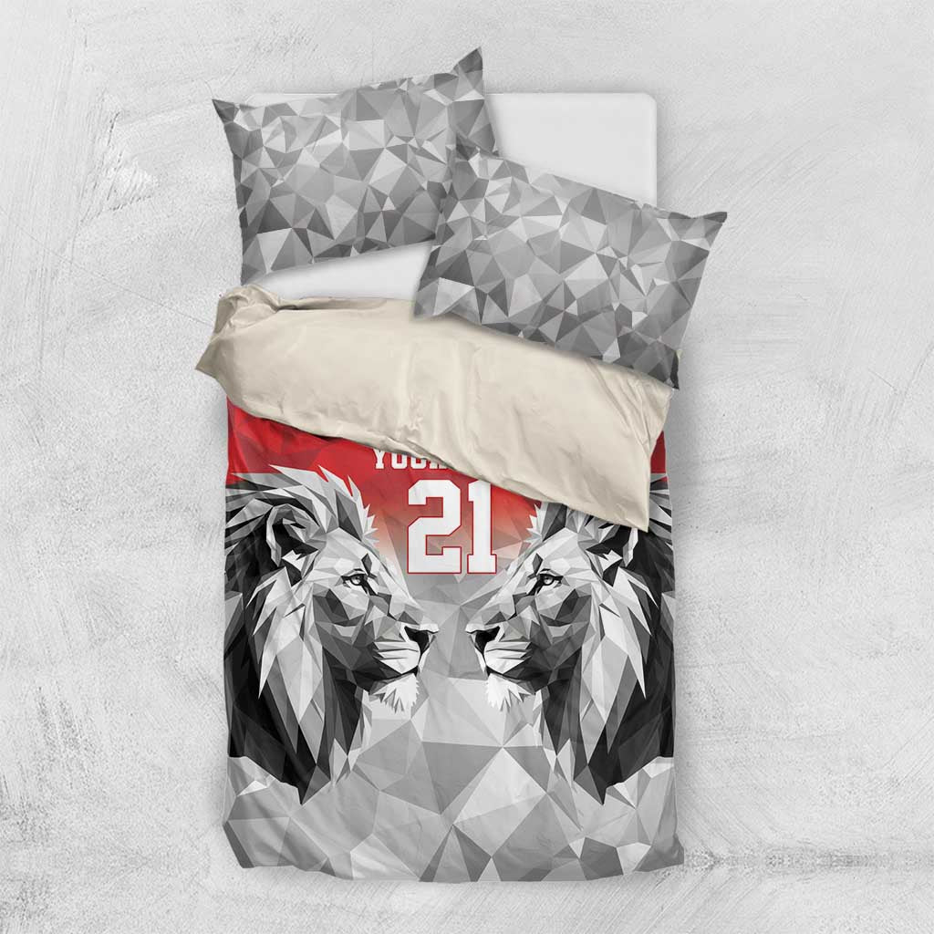 Kenya Rugby Custom Bedding Set Red Kenyan 22-23 Motif - Wonder Print Shop