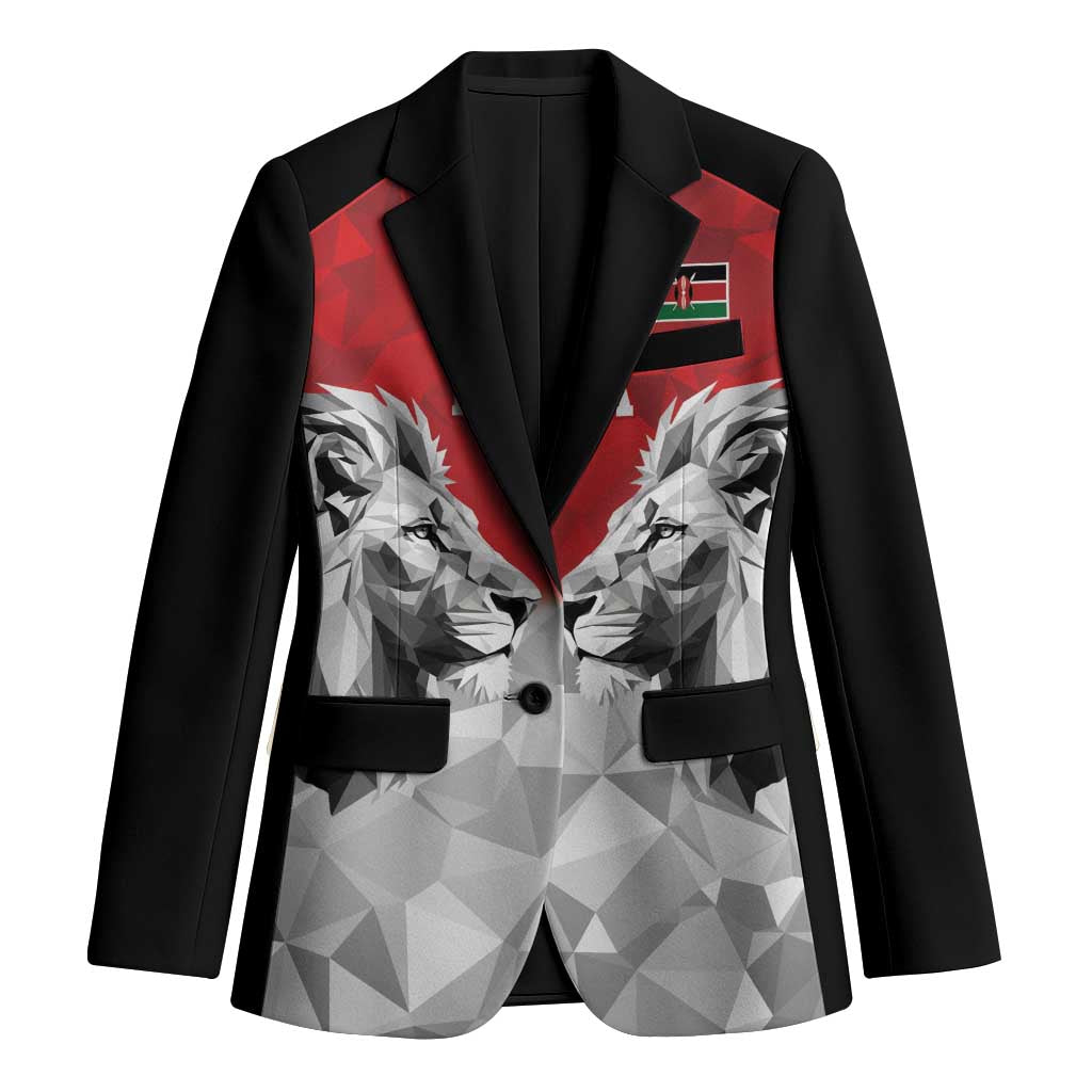 Kenya Rugby Custom Blazer Red Kenyan 22-23 Motif - Wonder Print Shop