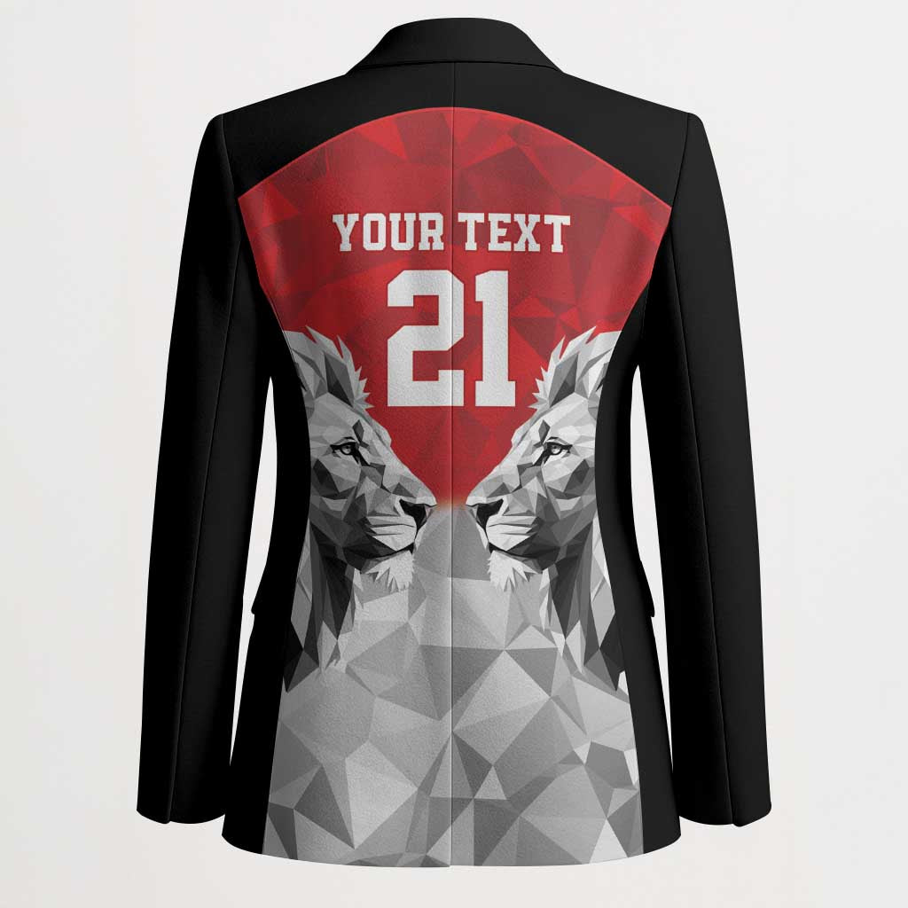 Kenya Rugby Custom Blazer Red Kenyan 22-23 Motif - Wonder Print Shop