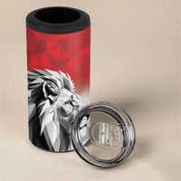 Kenya Rugby Custom 4 in 1 Can Cooler Tumbler Red Kenyan 22-23 Motif - Wonder Print Shop