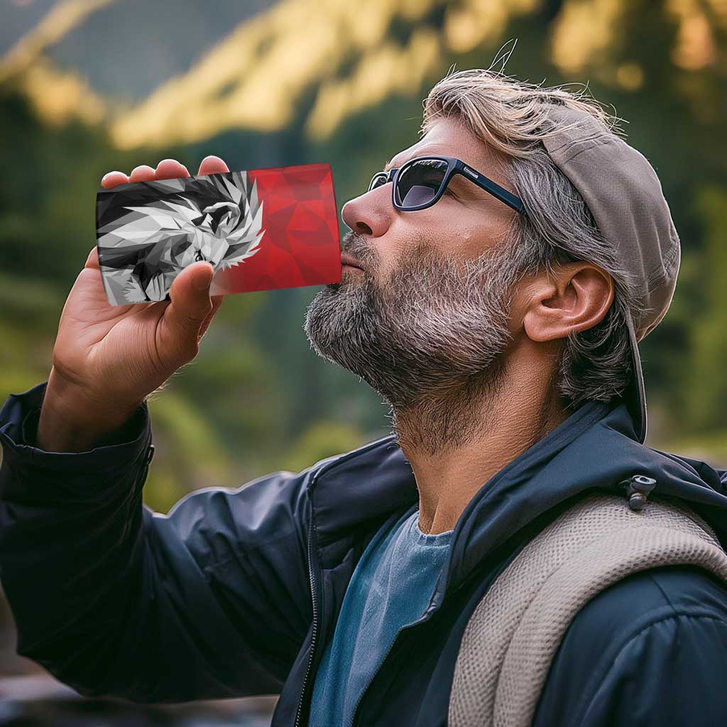 Kenya Rugby Custom 4 in 1 Can Cooler Tumbler Red Kenyan 22-23 Motif - Wonder Print Shop