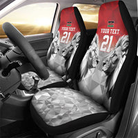 Kenya Rugby Custom Car Seat Cover Red Kenyan 22-23 Motif - Wonder Print Shop