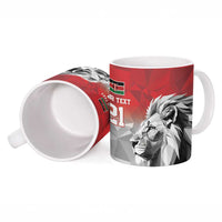 Kenya Rugby Custom Ceramic Mug Red Kenyan 22-23 Motif - Wonder Print Shop