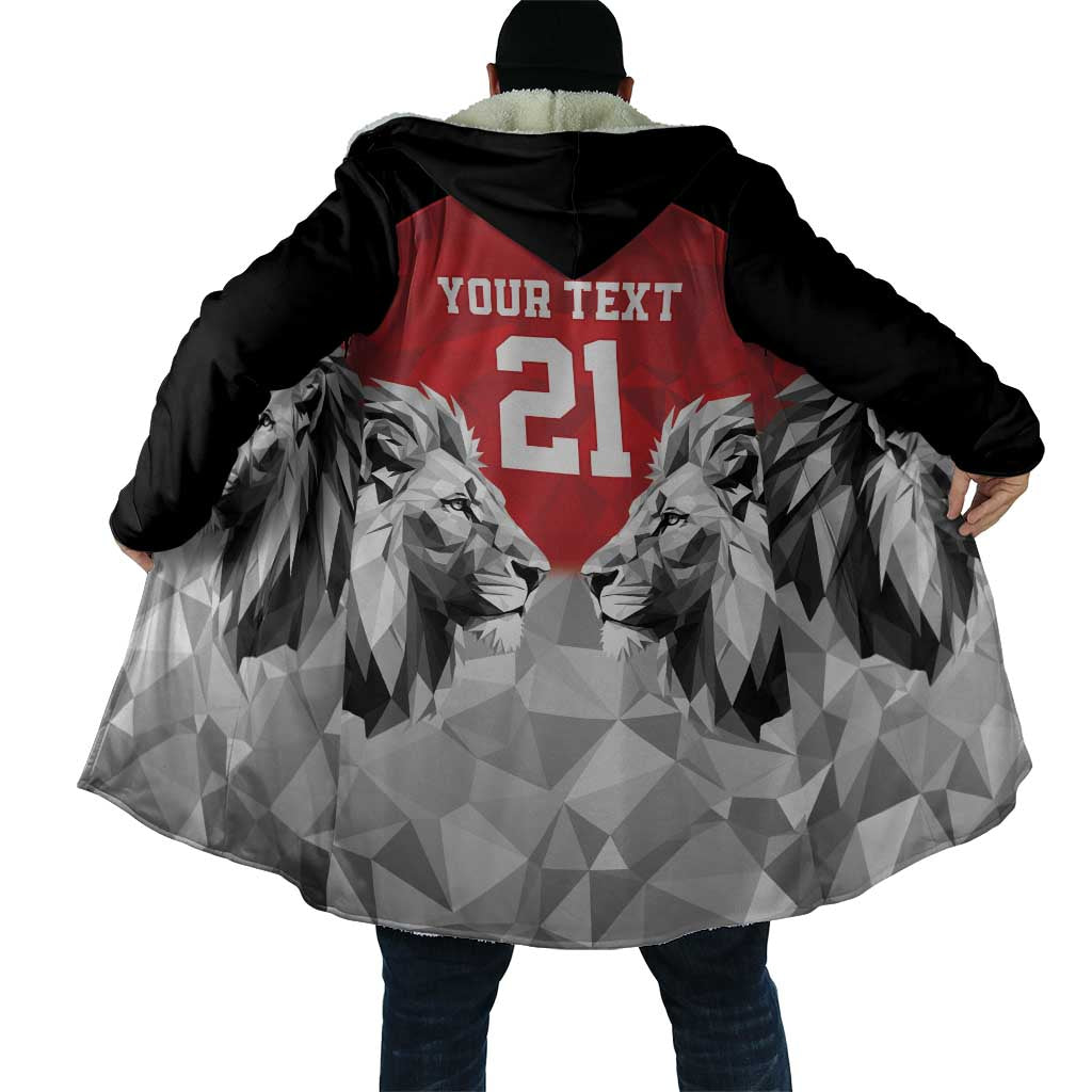Kenya Rugby Custom Cloak Red Kenyan 22-23 Motif - Wonder Print Shop