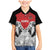 Kenya Rugby Custom Family Matching Mermaid Dress and Hawaiian Shirt Red Kenyan 22-23 Motif - Wonder Print Shop