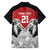 Kenya Rugby Custom Family Matching Off The Shoulder Long Sleeve Dress and Hawaiian Shirt Red Kenyan 22-23 Motif - Wonder Print Shop