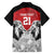 Kenya Rugby Custom Family Matching Off Shoulder Maxi Dress and Hawaiian Shirt Red Kenyan 22-23 Motif - Wonder Print Shop