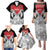 Kenya Rugby Custom Family Matching Puletasi and Hawaiian Shirt Red Kenyan 22-23 Motif - Wonder Print Shop
