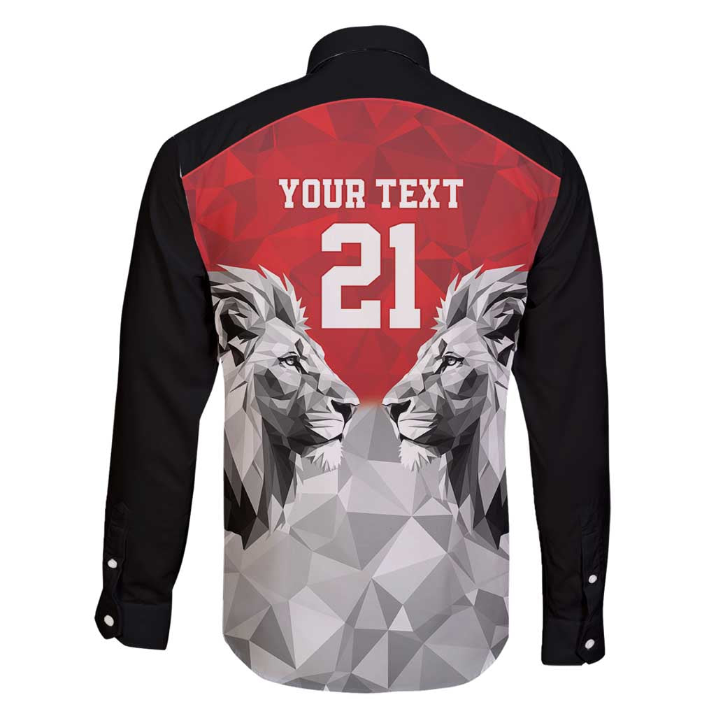 Kenya Rugby Custom Family Matching Tank Maxi Dress and Hawaiian Shirt Red Kenyan 22-23 Motif - Wonder Print Shop