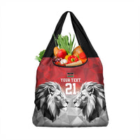 Kenya Rugby Custom Grocery Bag Red Kenyan 22-23 Motif - Wonder Print Shop