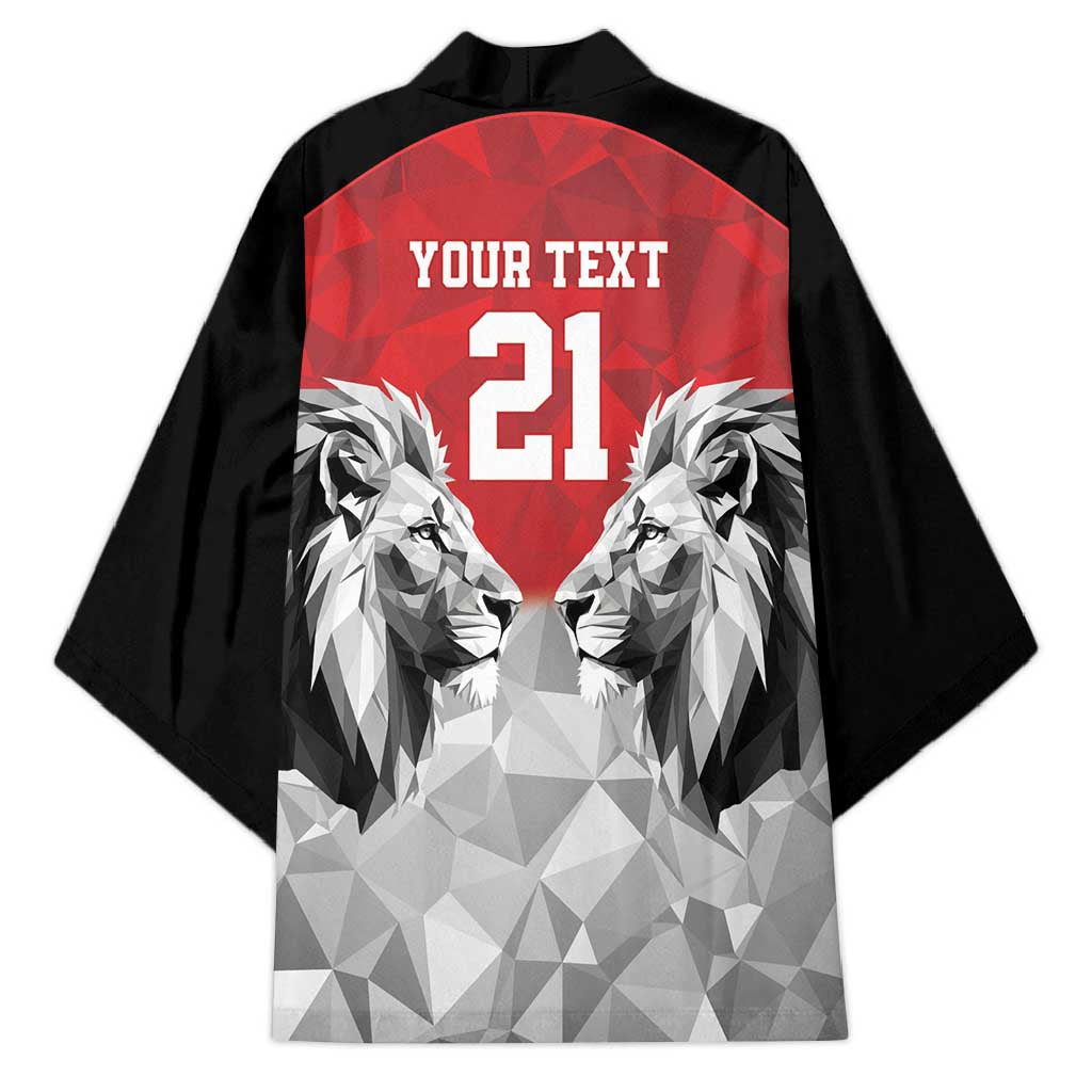 Kenya Rugby Custom Kimono Red Kenyan 22-23 Motif - Wonder Print Shop