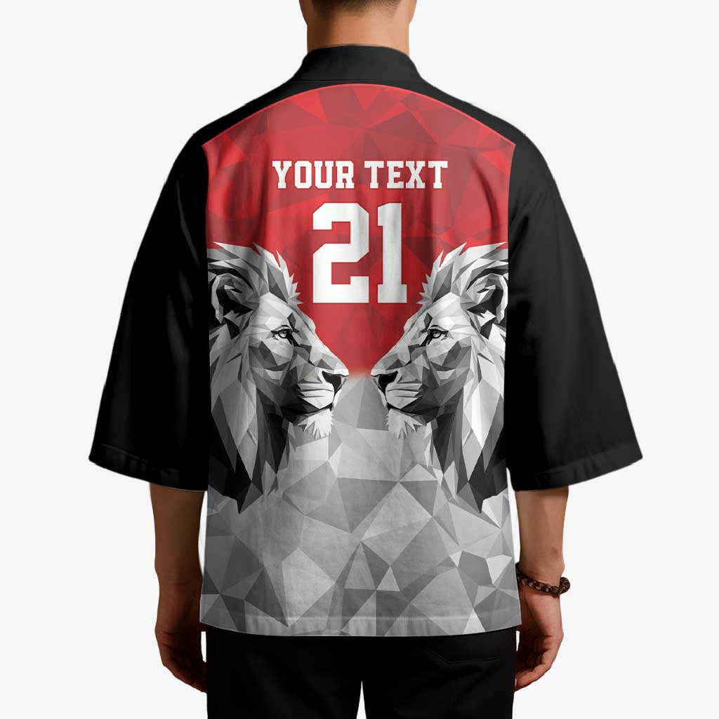 Kenya Rugby Custom Kimono Red Kenyan 22-23 Motif - Wonder Print Shop