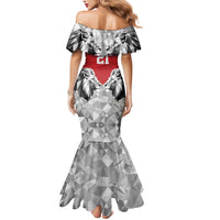 Kenya Rugby Custom Mermaid Dress Red Kenyan 22-23 Motif - Wonder Print Shop