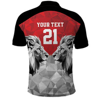 Kenya Rugby Custom Polo Shirt Red Kenyan 22-23 Motif - Wonder Print Shop