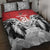 Kenya Rugby Custom Quilt Bed Set Red Kenyan 22-23 Motif - Wonder Print Shop