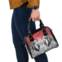 Kenya Rugby Custom Shoulder Handbag Red Kenyan 22-23 Motif - Wonder Print Shop