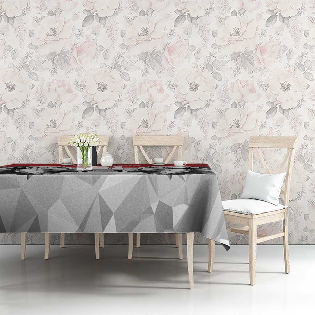 Kenya Rugby Custom Tablecloth Red Kenyan 22-23 Motif - Wonder Print Shop