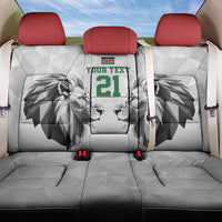 Kenya Rugby Custom Back Car Seat Cover White Kenyan 22-23 Motif - Wonder Print Shop