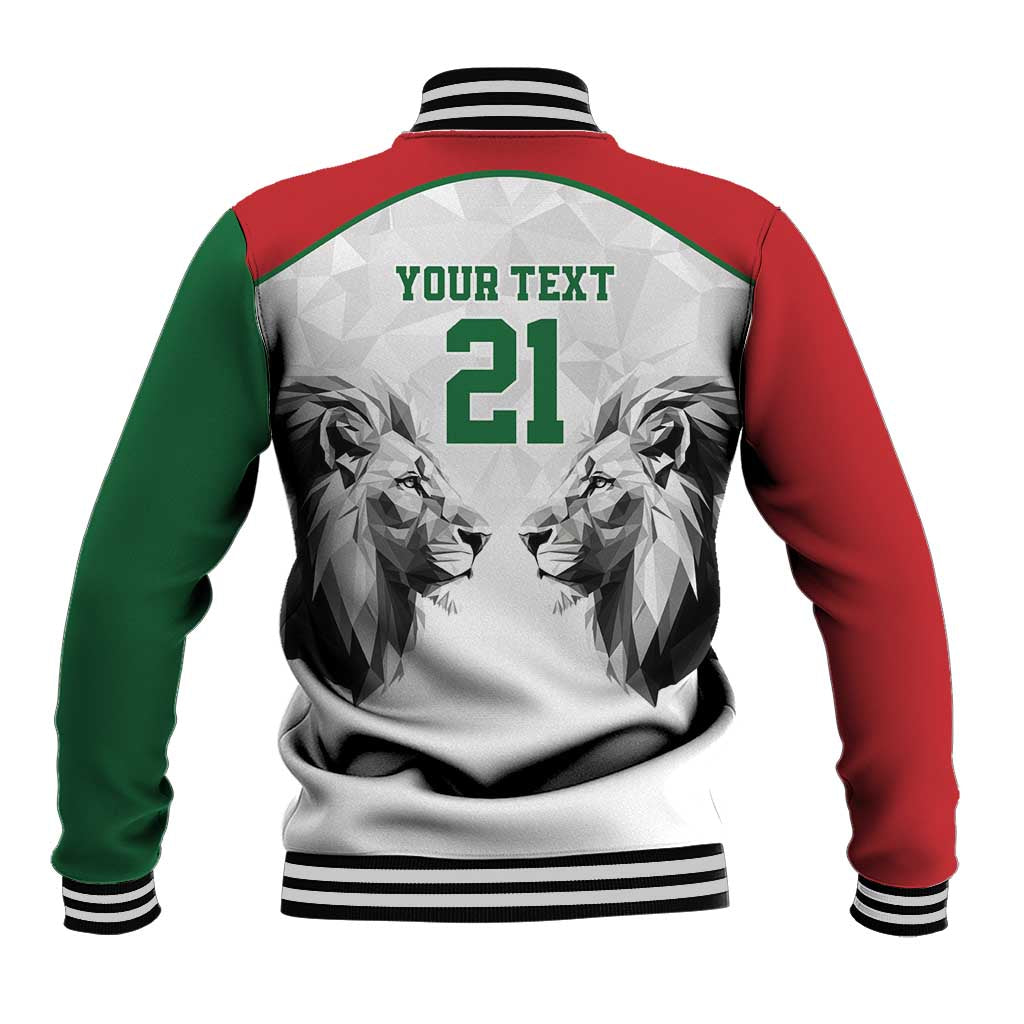 Kenya Rugby Custom Baseball Jacket White Kenyan 22-23 Motif - Wonder Print Shop