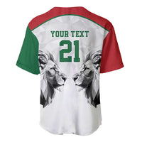Kenya Rugby Custom Baseball Jersey White Kenyan 22-23 Motif - Wonder Print Shop