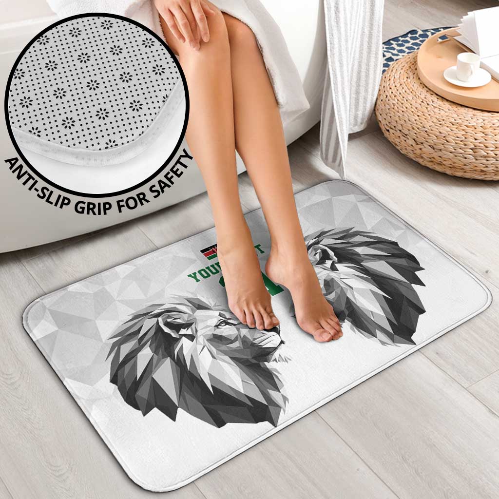 Kenya Rugby Custom Bathroom Set White Kenyan 22-23 Motif - Wonder Print Shop