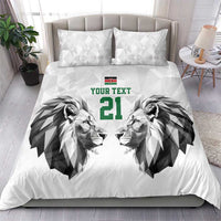 Kenya Rugby Custom Bedding Set White Kenyan 22-23 Motif - Wonder Print Shop