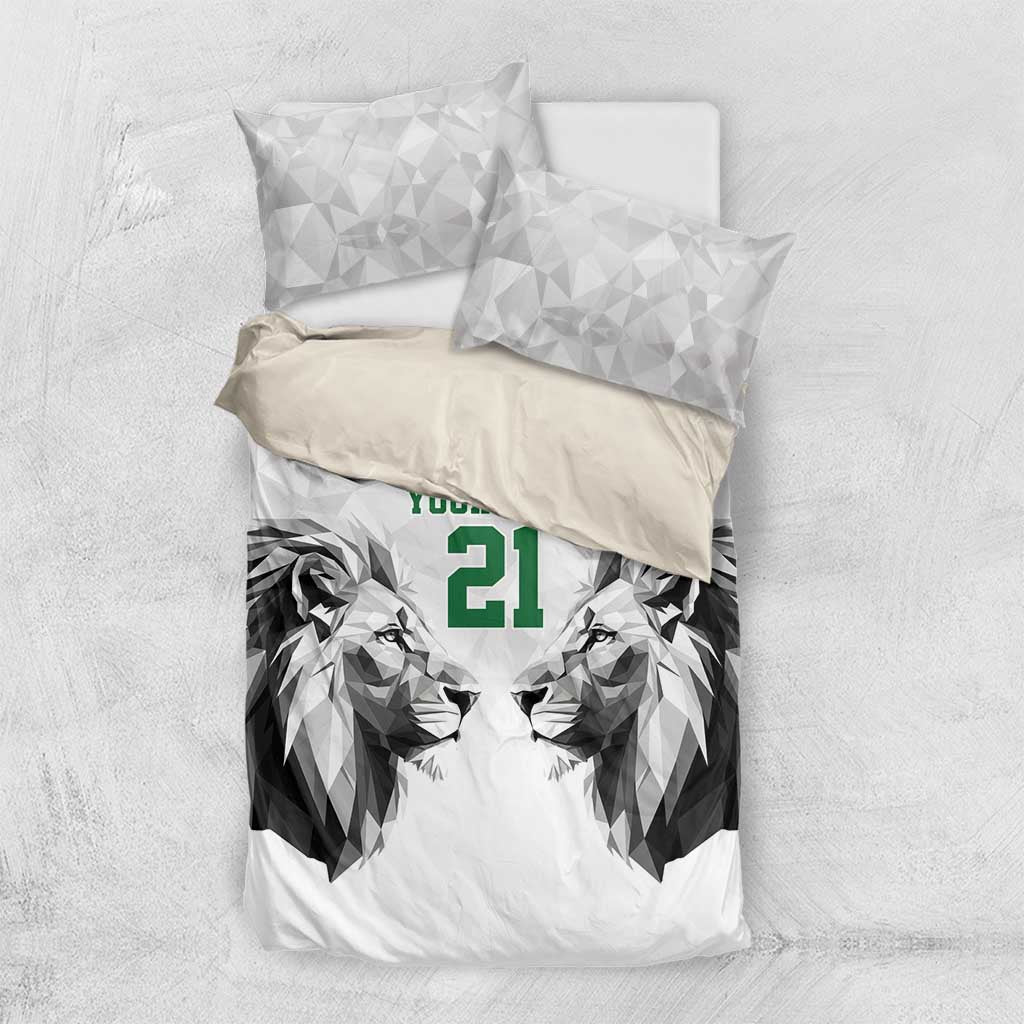 Kenya Rugby Custom Bedding Set White Kenyan 22-23 Motif - Wonder Print Shop